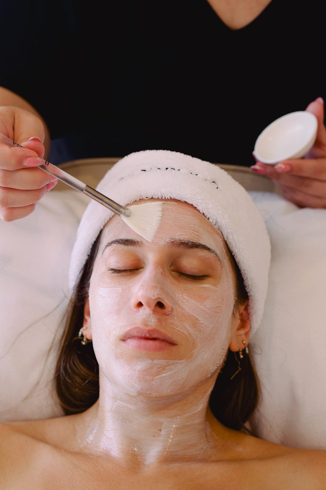 Facial treatment at Serenity Mosman